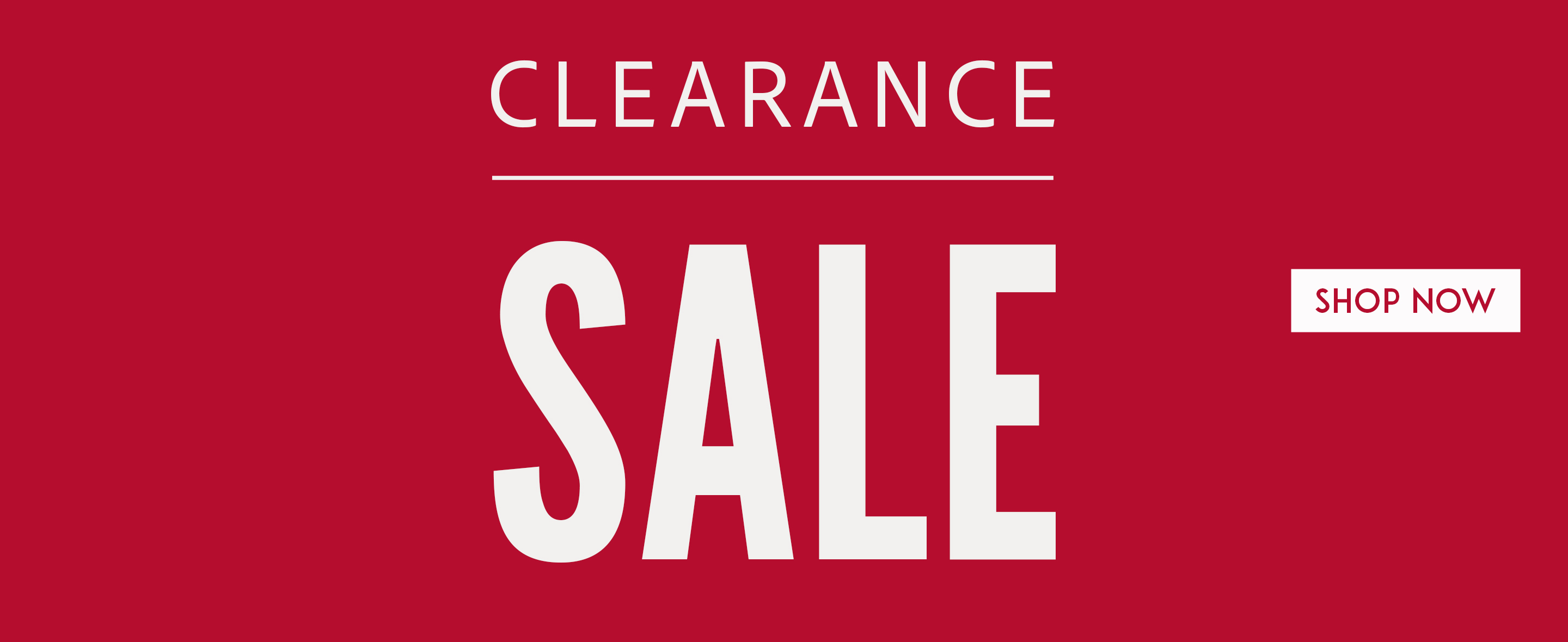 Clearance Sale